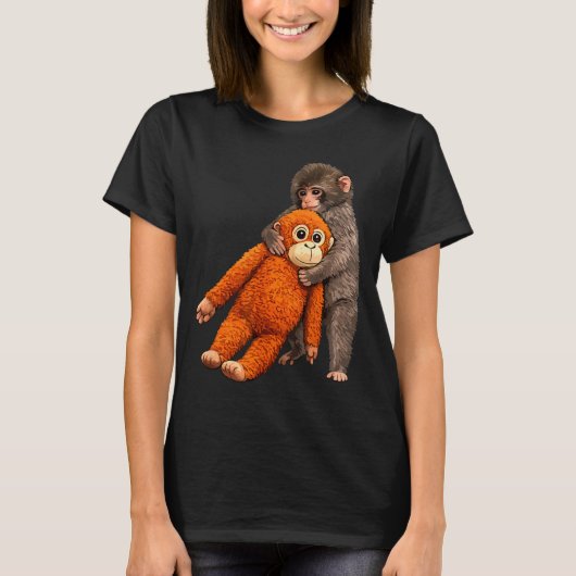 Baby monkey punch hugging T-Shirt (Vorderseite)