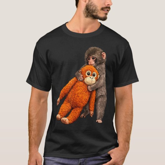 Baby monkey punch hugging T-Shirt (Vorderseite)