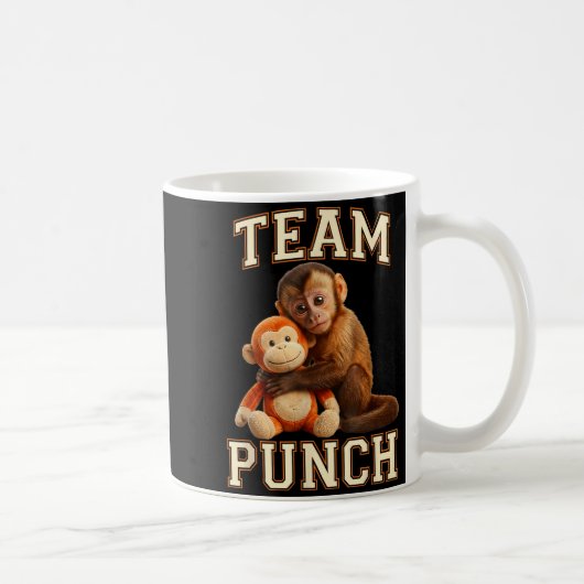 Baby Monkey Punch Team Punch Kaffeetasse (Rechts)