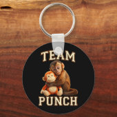 Baby Monkey Punch Team Punch Schlüsselanhänger (Vorderseite)