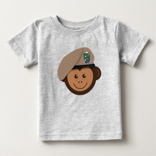 Baby Monkey Ranger Baby T-shirt (Vorderseite)