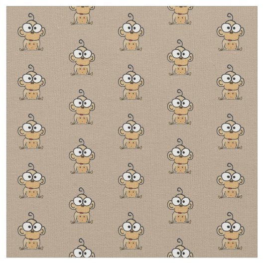 Baby Monkey Stoff (Nahaufnahme)