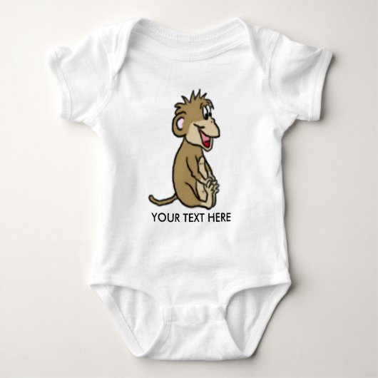 Baby Monkey Strampler (Vorderseite)