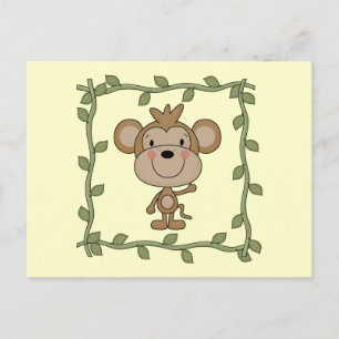 Baby Monkey Tshirts und Geschenke Postkarte