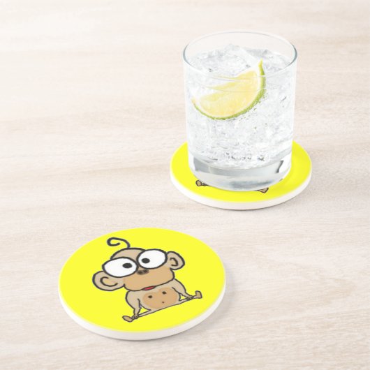 Baby Monkey Untersetzer (Seite)