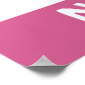 Baby Monster Baby Girl Dusche Kinderzimmer Poster (Ecke)