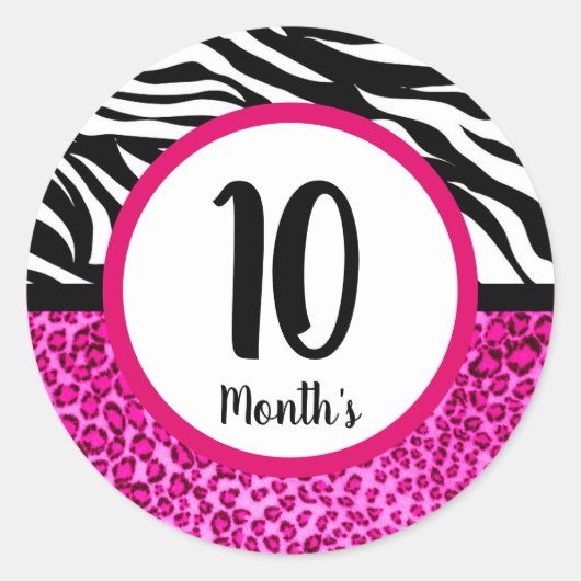 Baby Month Stickers (Vorderseite)