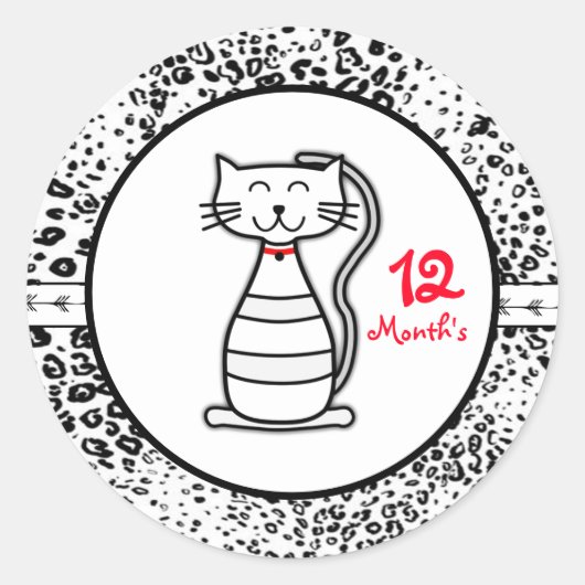 Baby Month Stickers (Vorderseite)