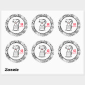 Baby Month Stickers (Blatt)