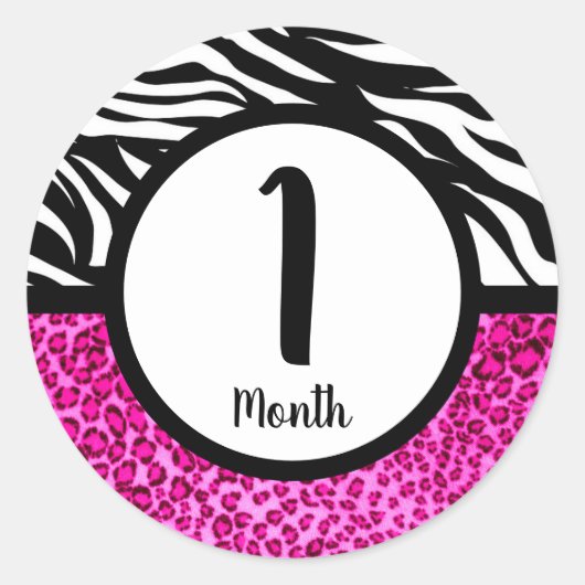 Baby Month Stickers (Vorderseite)