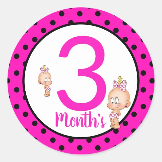 Baby Month Stickers (Vorderseite)