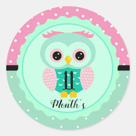 Baby Month Stickers (Vorderseite)