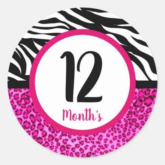 Baby Month Stickers (Vorderseite)