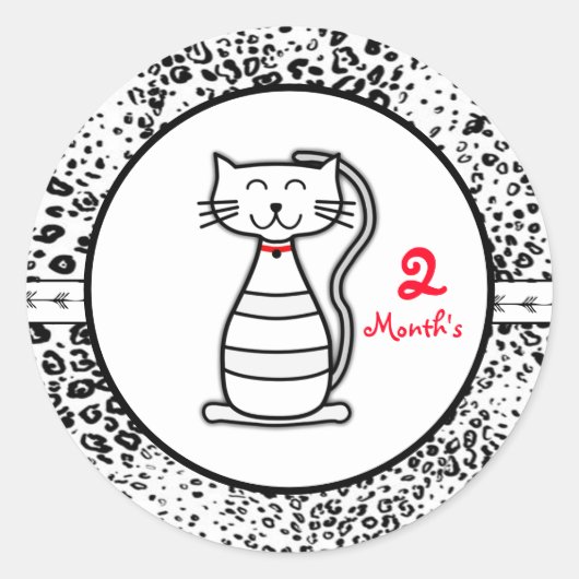 Baby Month Stickers (Vorderseite)