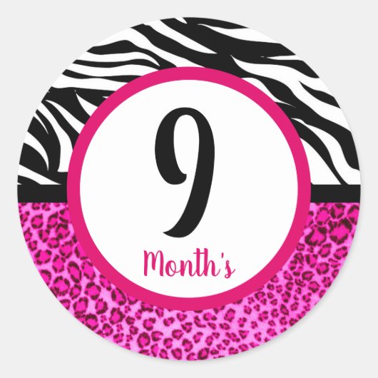 Baby Month Stickers (Vorderseite)