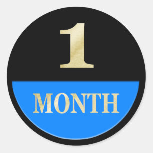 Baby Monthly Meilensteine Scrapbook Journal Sticke Runder Aufkleber