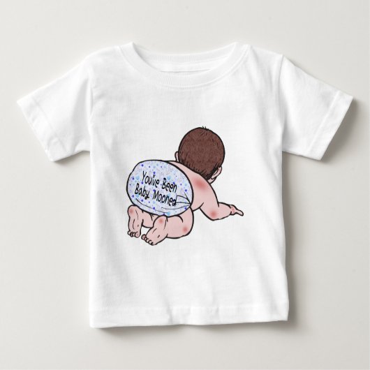 Baby Mooned Baby T-shirt (Vorderseite)