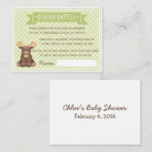 Baby Moose Diaper Raffle Begleitkarte (Vorne/Hinten)