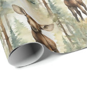 Baby Moose Geschenkpapier (Rolleneckpunkt)