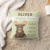 Baby Moose Kinderzimmer Keepake Kissen (Decke)