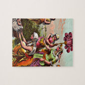 Baby Moses am Fluss Puzzle Design (Horizontal)