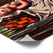 Baby Moses am Flussposter Poster (Ecke)