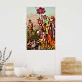Baby Moses am Flussposter Poster (Küche)