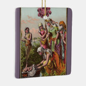 Baby Moses in einem Korb Keramikornament (Rechts)