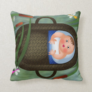 Baby-Moses-Passahfest-Cartoon Kissen