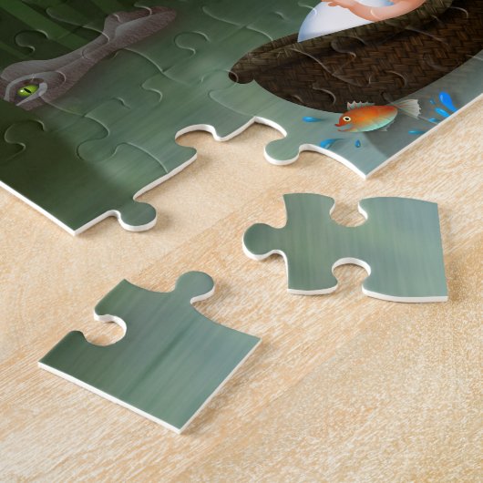 Baby-Moses-Passahfest-Cartoon Puzzle (Seite)