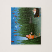 Baby-Moses-Passahfest-Cartoon Puzzle (Vertikal)