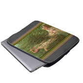 Baby Moses und der Nil Laptopschutzhülle (Vorne Knopf)