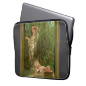 Baby Moses und der Nil Laptopschutzhülle (Vorderseite Links)