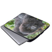 Baby Mountain Gorilla Laptopschutzhülle (Vorne Knopf)