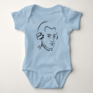 Baby-Mozart-Säuglings-Strampler -- PK. Baby Strampler