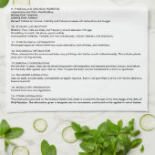 Baby MSDS. lustiger Burpstoff Handtuch (Gefaltet)