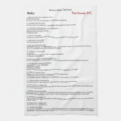 Baby MSDS. lustiger Burpstoff Handtuch (Vertikal)