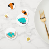 Baby Multicolor Elefant Tisch Konfetti (Gruppe)