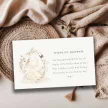 Baby Mum Bunny Floral Display Dusche Baby Dusche