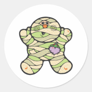 Baby-Mumie Runder Aufkleber