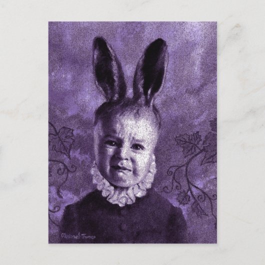Baby Mutant Bunny Postcard Postkarte (Vorderseite)