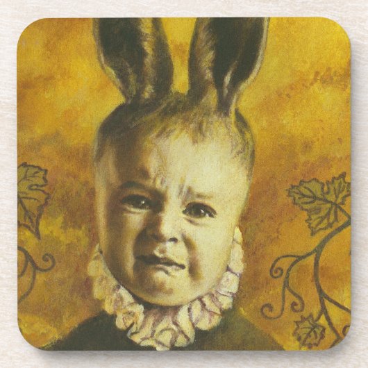 Baby Mutant Bunny Untersetzer (Vorderseite)