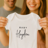 Baby Name Baby Dusche Neugeborene Geschenk für Neu Baby Strampler