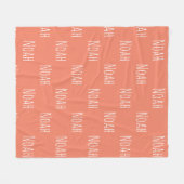 BABY NAME Blanket Fleecedecke (Vorderseite (Horizontal))