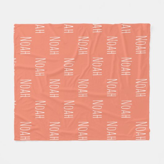 BABY NAME Blanket Fleecedecke (Vorderseite (Horizontal))
