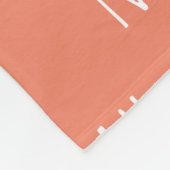 BABY NAME Blanket Fleecedecke (Ecke)