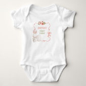 BABY NAME First Oaster Pink Strampler (Vorderseite)