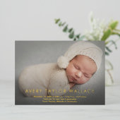 Baby Name Foto Geburtshilfe Ankündigung Babydusche (Stehend vorne)