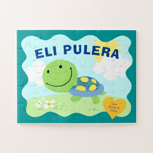 Baby Name Turtle Puzzle (Horizontal)