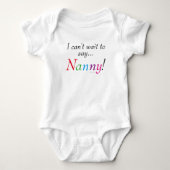 Baby Nanny Sprichwort Fun Säugling Shirt (Vorderseite)
